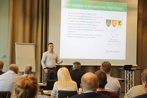 Steffen Ahlquist fra det regionale forskningsfondet i Nord-Norge